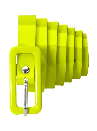 80's mini belt neon geel