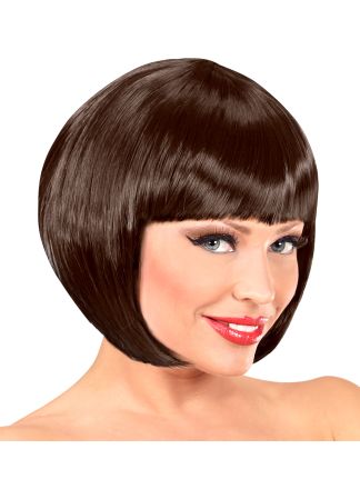 Bobline pruik Chanel bruin