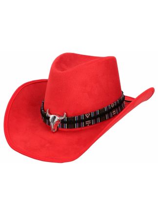 Cowboyhoed unisex Django rood