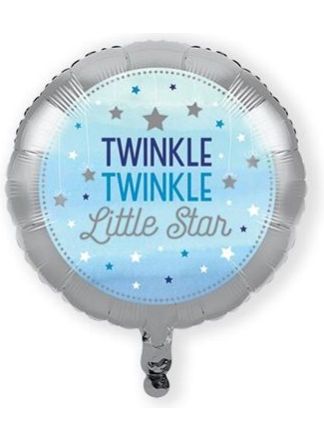 Folieballon twinkle boy (46cm) (excl.helium)