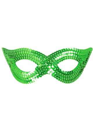 Pailletten oogmasker green