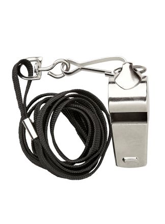 Scheidsrechter fluitje met koord