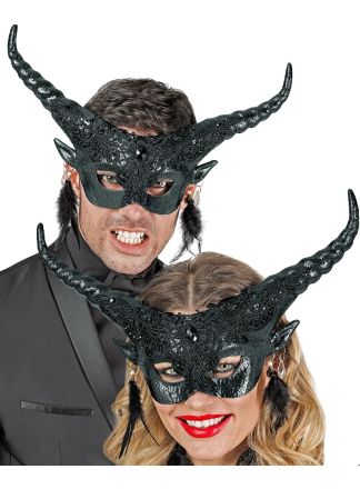 THEATRICAL BLACK DEVIL eyemask