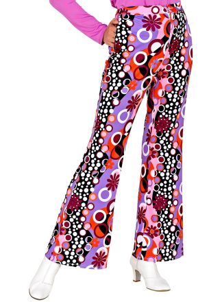 Flared  dames broek "GROOVY STYLE"