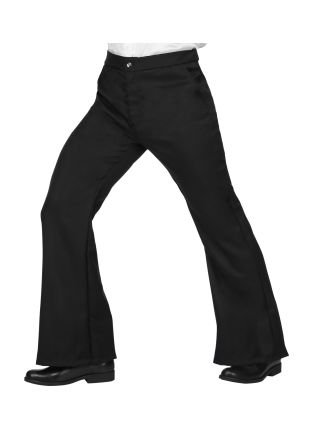 Heren broek 70's style zwart