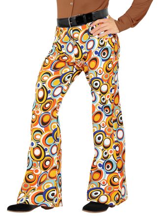 Flared  heren broek "BUBBLES"