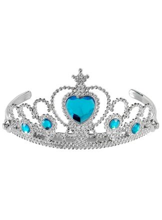 Zilveren Tiara met turquoise edelstenen