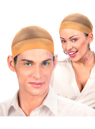 Pruiken kapjes naturel 2stuks