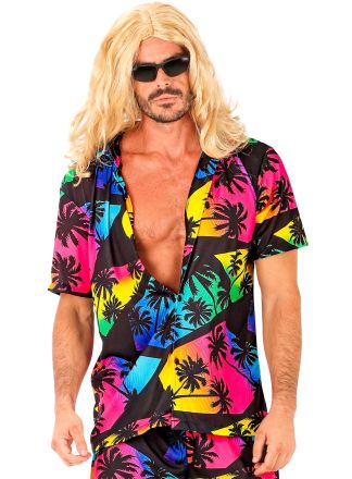 Summer Party shirt 1dlg. Palmtrees