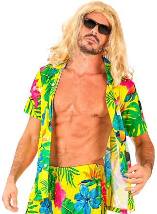 Summer party shirt 1dlg. Yellow