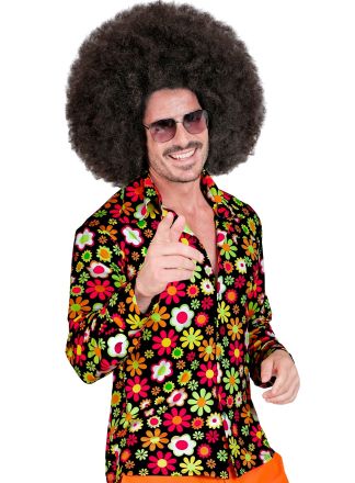 Fashion heren shirt "FLOWERS"