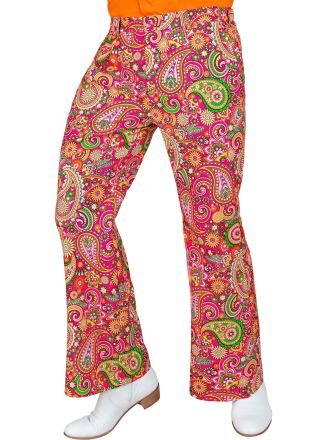 Flared  heren broek "Paisley"