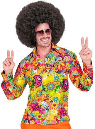 Fashion heren shirt "Love & Peace"