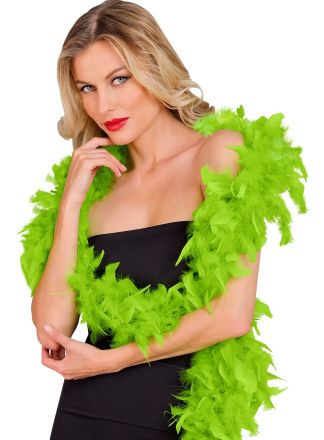 Luxe Lime Groene Boa 180cm. 80gram.