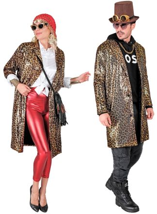 Party unisex Fashion coat Animal Leopard