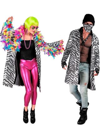 Party unisex Fashion coat Animal Silver