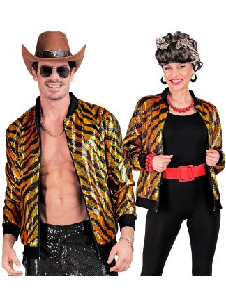 Party unisex Bomberjack Animal GOLD