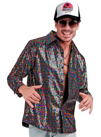 Party Fashion heren shirt multicolor