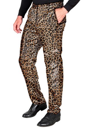 Party Fashion herenbroek Animal Leopard