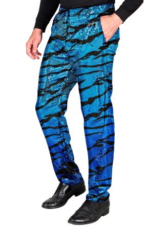 Party Fashion herenbroek Animal BLUE