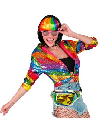 Party Fashion dames shirt RAINBOW