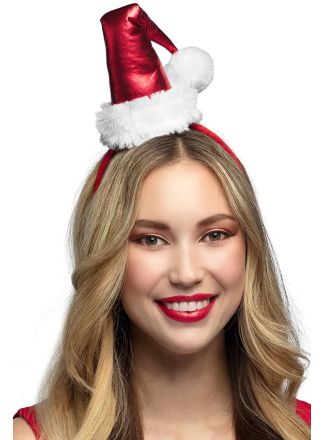 Diadeem met kerstmuts