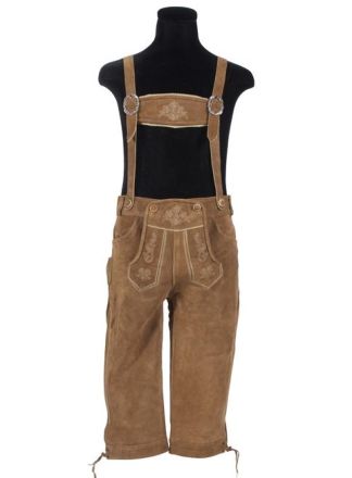 Tiroler lederhose SEP 3/4  middel bruin