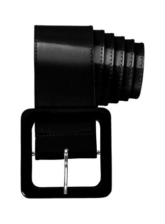 Riem vinyl zwart (120cm.)