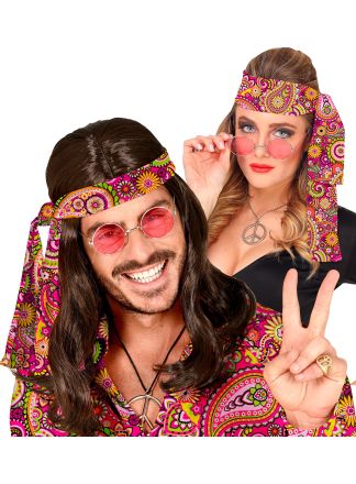 60-70's hoofdband Paisley