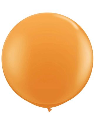 Ronde ballon 90cm. oranje 1stuks