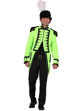 Heren carnavalsjas Nelson groen