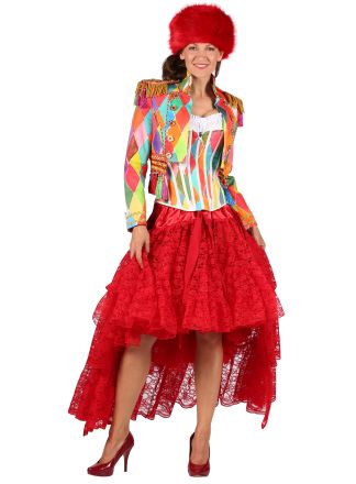 Dames kort jasje Vierkant 1dlg.