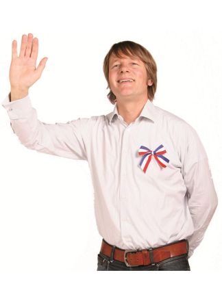 Strikje broche Nederland  met speld