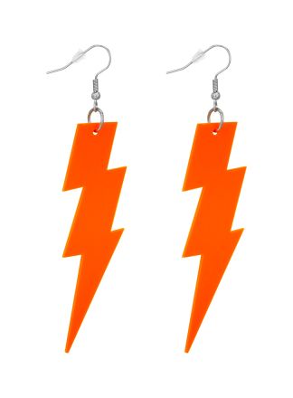 Oranje Oorbellen Flash