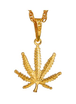 Halsketting wiet goud