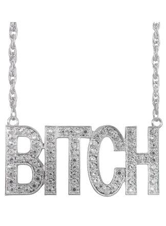 Zilveren Halsketting Bitch (65cm.)