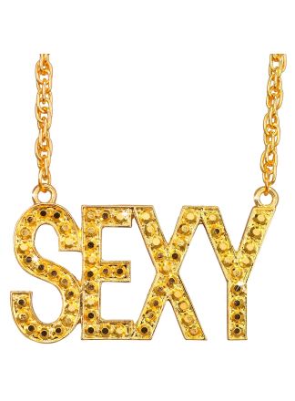 Gouden Halsketting SEXY (65cm.)