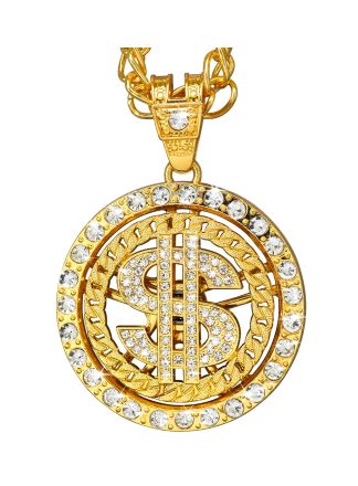 Zware Dollar ketting DELUXE widmann
