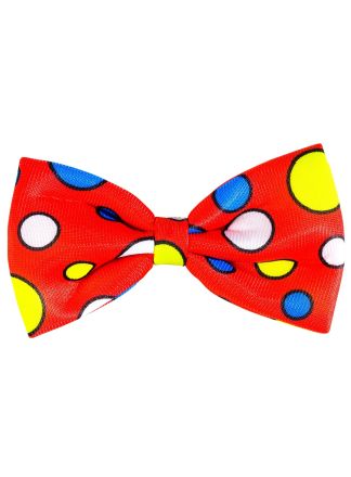 Clown strik rood met dots