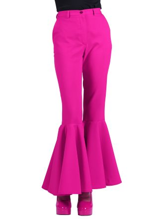 Luxe discobroek dames roze