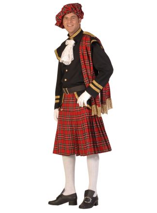 Schotse kilt kostuum deluxe 4dlg.