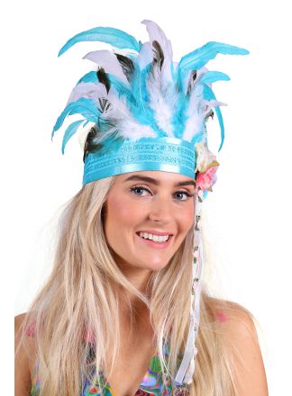 Veren hoofdband populair turquoise