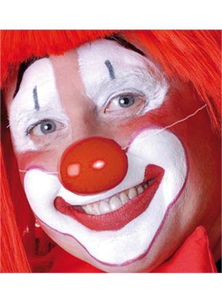 Clownsneus 24 stuks rood plastic