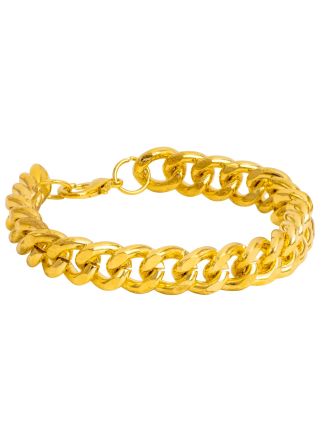 Gouden schakel armband