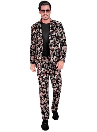Party suit 2dlg. SKULL