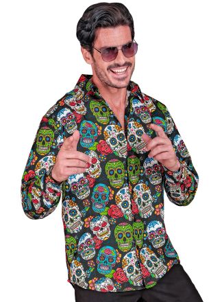 Party shirt 2dlg. DIA DE LOS  MUERTOS