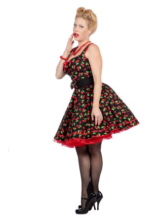 Rockabilly dress Cherry 1dlg.