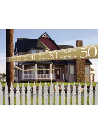 Afzetlint 50 jaar goud 15mtr.