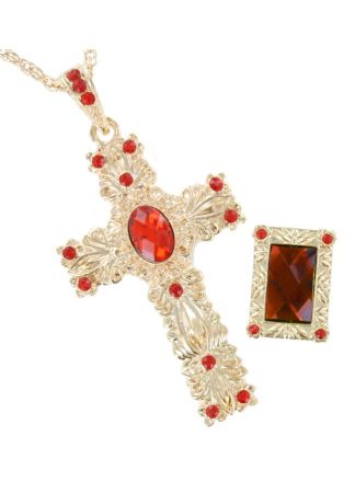 Sinterklaas kruis met vierkante ring