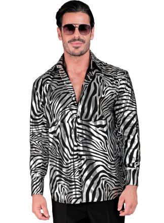 Party Fashion shirt ANIMAL SILVER